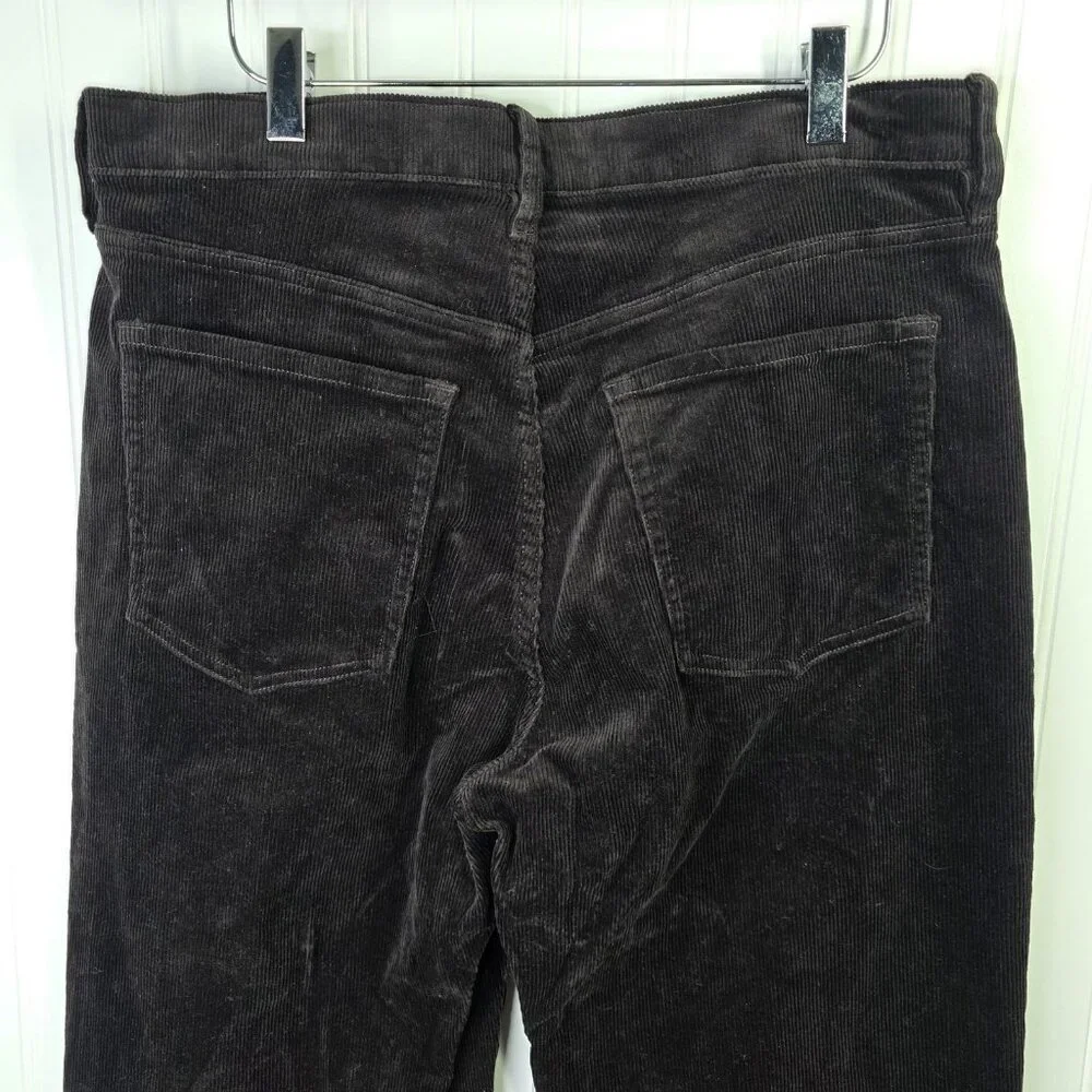 Banana Republic Corduroy Pants Mens 31x30 Brown Wide Leg Relaxed Stretch Jeans